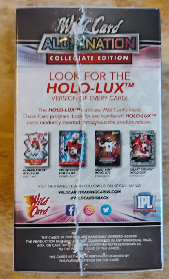 2021 WILD CARD ALUMINATION COLLEGE BOX ROOKIES  EDITION FOOTBALL FREE SHIPPING  - Image 3 of 4