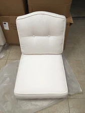 Frontgate Trelliage Outdoor Patio Sofa Chair Luxury Sunbrella Cushions 27x31x7