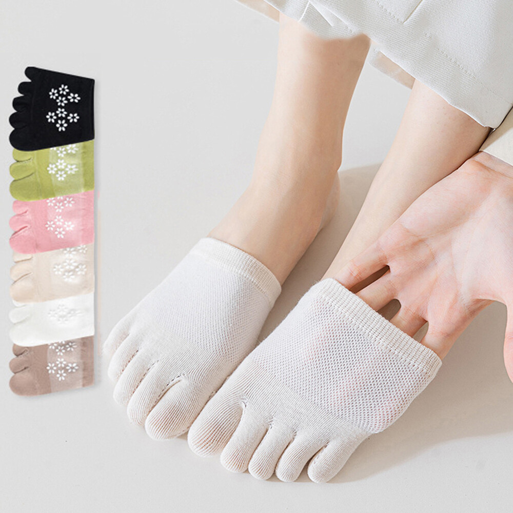 SAOLA 3 Paia Calzini Donna Punta Invisibile Tacchi Alti Mezza Suola Calzini Antiscivolo ∂
