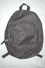 Boys Backpack 2 Compartment Padded Adjustable Straps Solid BLACK