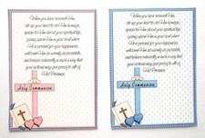 3D UPick Communion Baptism Christening Scrapbook Card Embellishment