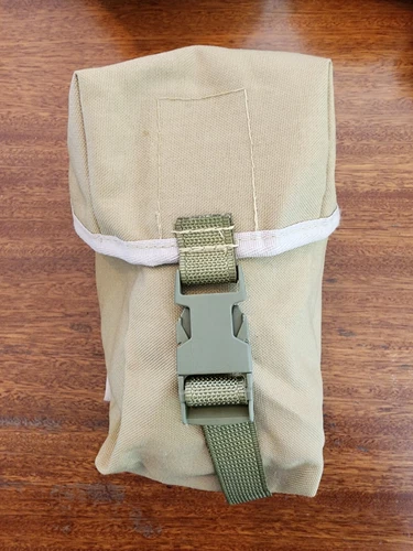 Australian Kitbag Desert Sand Tan Nylon Large Webbing Pouch Minimi - Picture 1 of 3