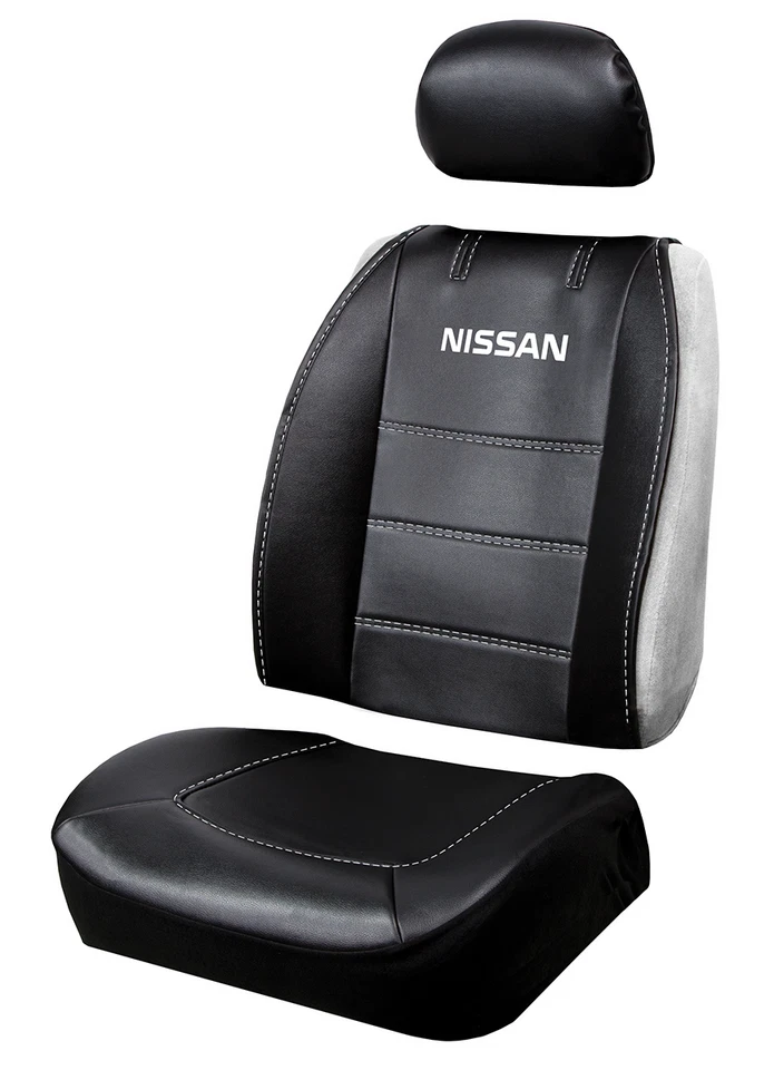 ⭐️⭐️⭐️⭐️⭐Nuevas fundas de asiento de cuero sintético para automóvil camioneta SUV para Nissan ajuste universal Foto 3 de 4