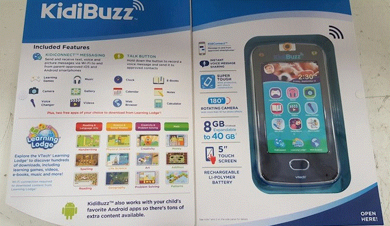 vtech kidibuzz android learning tablet