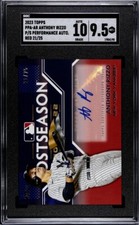 2023 Topps Postseason Performance Auto Red Anthony Rizzo /25 #PPA-AR NY Yankees