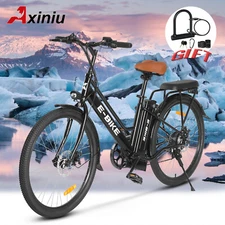 E-Bike 26" Electric Bike for Adults 750W Motor 7-Speed City Commuter Ebike 2024