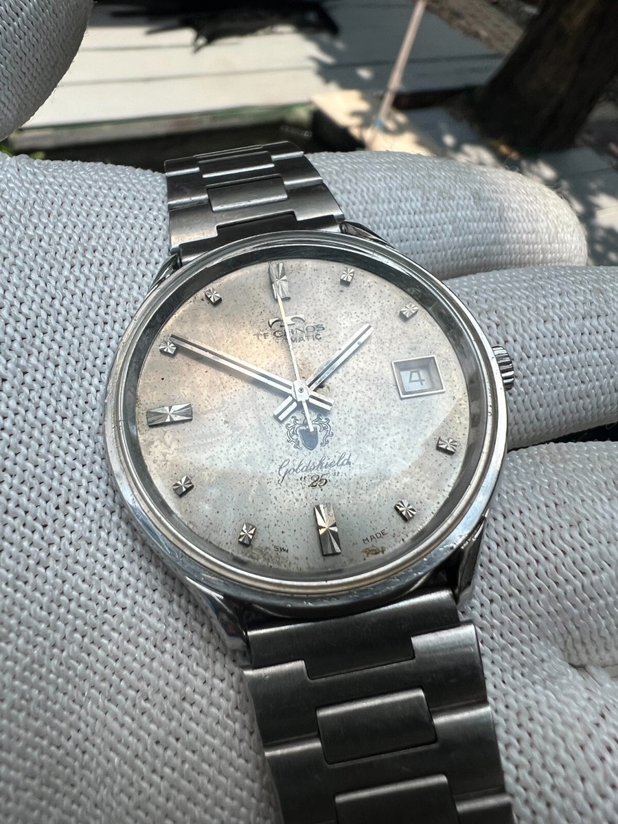 【Fujo】TECHNOS goldshield 25JEWELS(78 Technos Everite goldshield automatic 25 jewels Full service