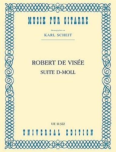 Suite, Robert De Visée