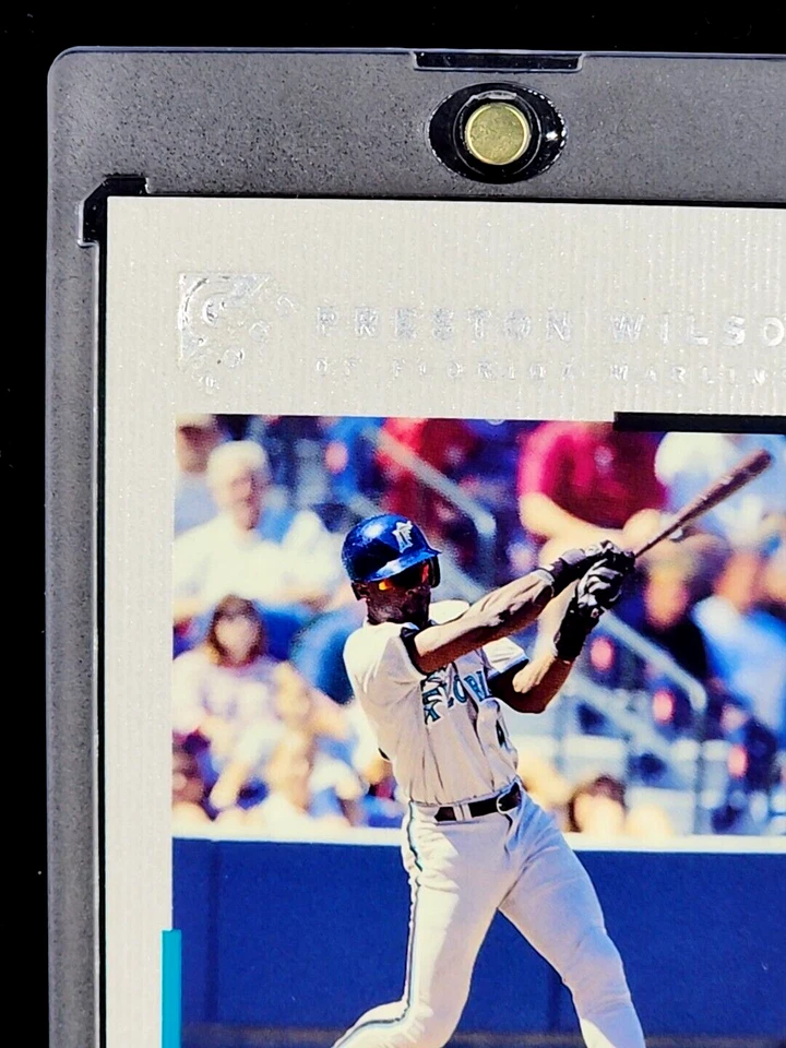 Карта игрока 2000 Topps Gallery частный выпуск No44 Престон Уилсон /250 Marlins - Изображение 3 из 4