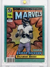 2021 Panini Donruss Gridiron MARVELS - Lamar Jackson SSP