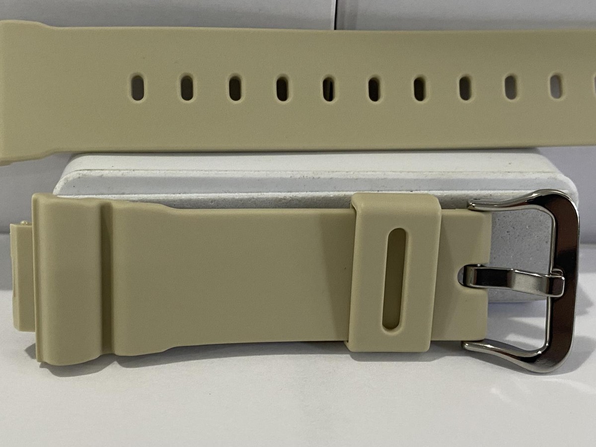 Casio Watchband DW-6900 EW-7. Military Sand Beige Strap. Original 