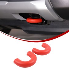 2pcs Red Rubber Front Trailer Hook Ring Protection Cover Fits Ford Ranger 2023