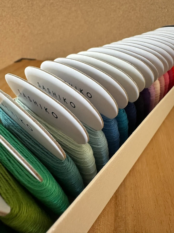 Japanese Sashiko Thread Set 29Colors Embroidery Sewing Daruma Value Set - Image 4 of 4