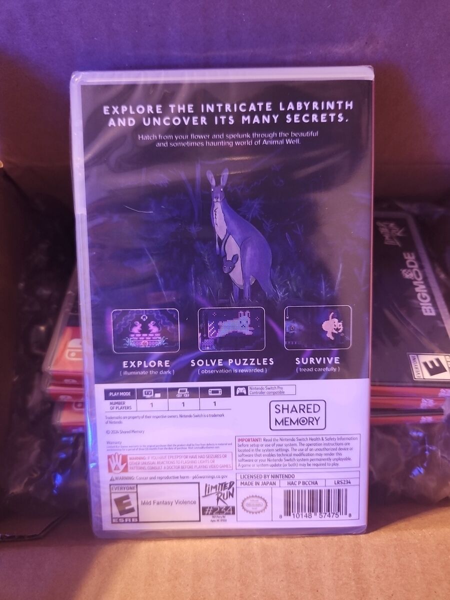 Animal Well (Nintendo Switch) Limited Run Games #234 *SOLD