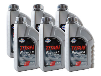 Fuchs Titan Formula High Mileage SAE 6 Quarts 5W-30 Engine Oil 6 x 1q