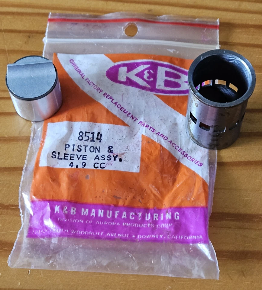 K&B 4,9 куб. см поршень и цилиндр в сборе 8514 лот из 2 только один соединительный шток ATRC3 - Изображение 3 из 4
