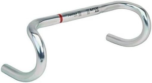 NITTO M106 NAS 360mm アルミドロップハンドル NITTO M106-NAS 128 Drop Reach 78 26.0 SILVER Width 380mm | eBay