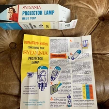 Sylvania Blue Top Projector Lamp, DFY, 1000 W, 120 V, 25 Hrs.