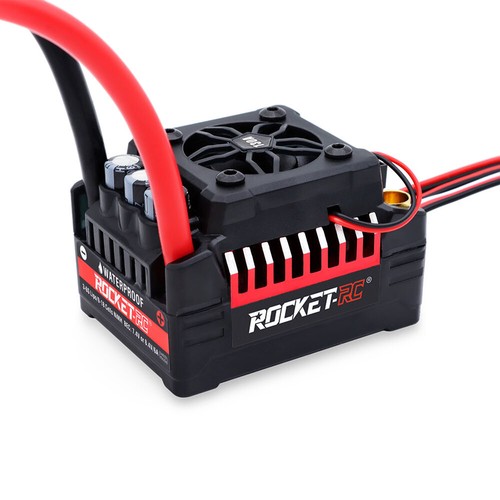 SURPASSHOBBY Rocket RC 130A ESC Brushless 160A ESC 4S for 1/7 1/8 RC Car Buggy - Picture 8 of 21