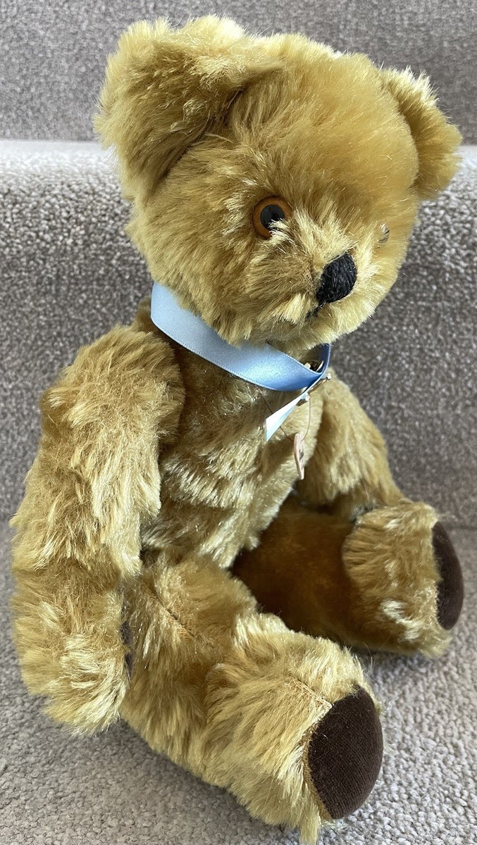 Antique Vintage Pedigree Teddy Bear 'Jingle' With Bells & Label