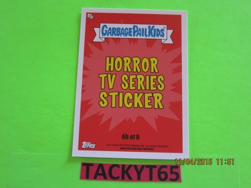 2016 GARBAGE PAIL KIDS TRASHY TV 2 SINGLE BASE CARD(S) NEW YOU CHOOSE - Picture 66 of 178