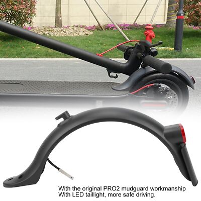 Back Mudguard W/ Tail Light)Rear Mudguard Hook Tail Light For