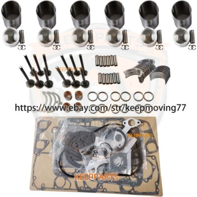  J08E J08ET Rebuild Kit for Hino Engine Kobelco Excavator SK330-8