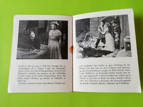 Vintage Danish Film Program. "Phantom Of The Opera" Nelson Eddy.Claude Rains. - Picture 8 of 9