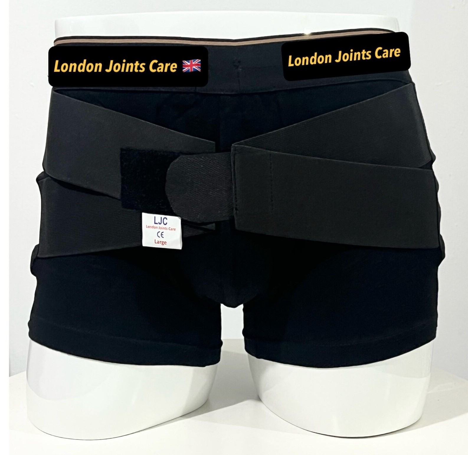 Hernia Support Underwear Inguinal Truss Boxer shorts pants Removable