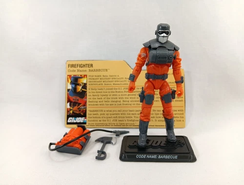 GI Joe 25th Anniversary BARBECUE 3.75" Action Figure Complete Hasbro 2008
