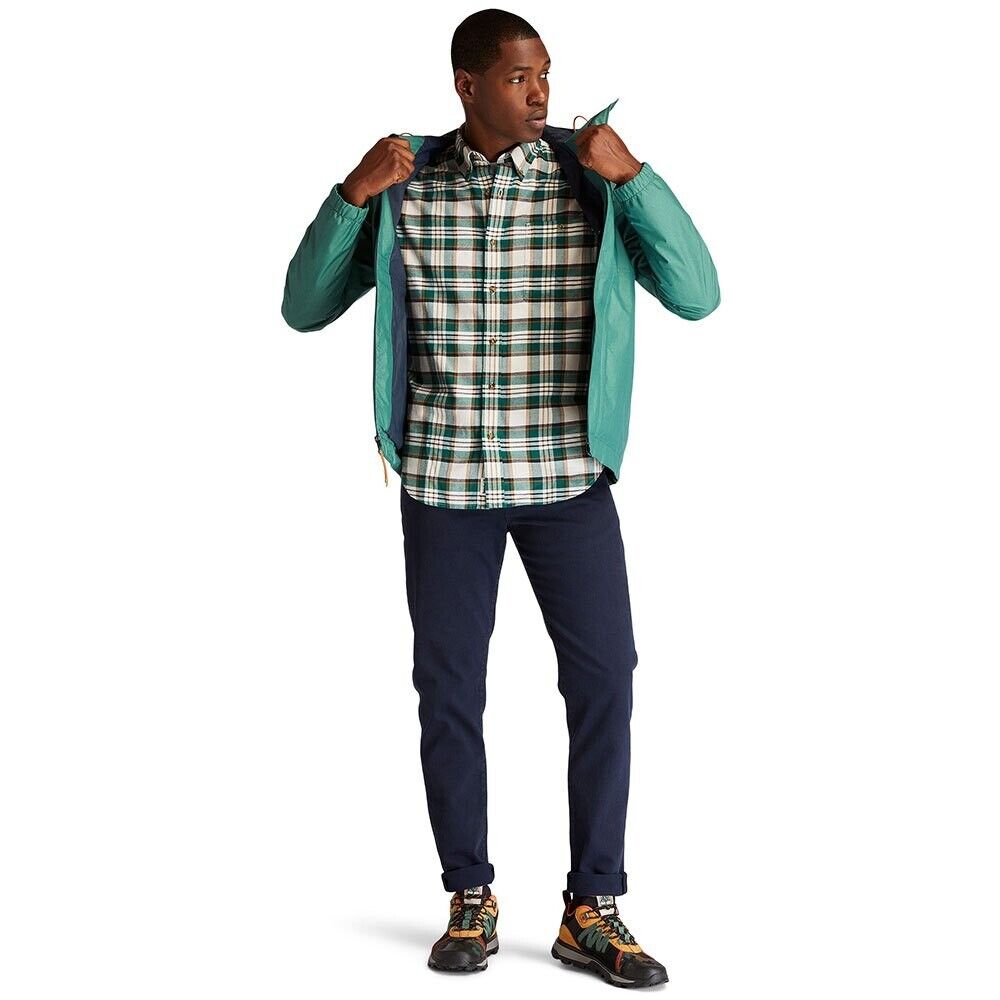 Timberland Jacket Packable Rain Shell Mens Light XL Green Timberland Jacket Packable Rain Shell Mens Light XL Green