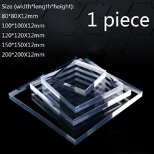 1PC Clear Acrylic Square Display Stand Counter Retail Riser Jewellery Show stand