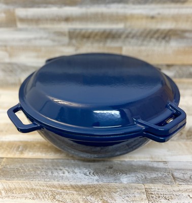Gusseisen Kasan 12 L mit Grilldeckel WOK KAZAN Campingtopf Gulaschkessel emailli