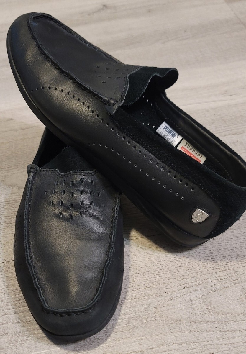 Puma Ferrari Sz 10 Eco Ortholite Slip On Driving Loafers Walking