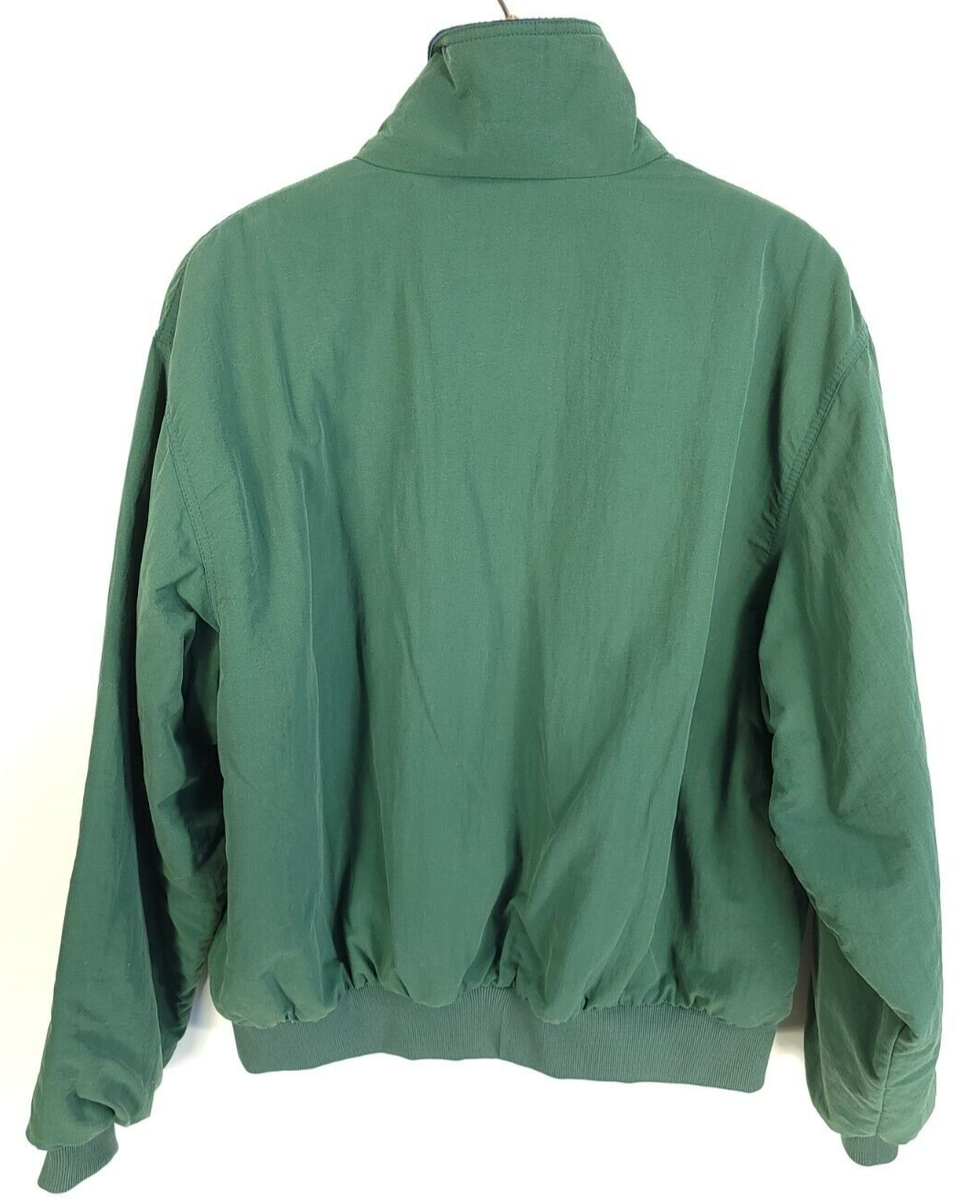 Vintage Eddie Bauer Zip Front Jacket Coat Men's XL Fleece Lined