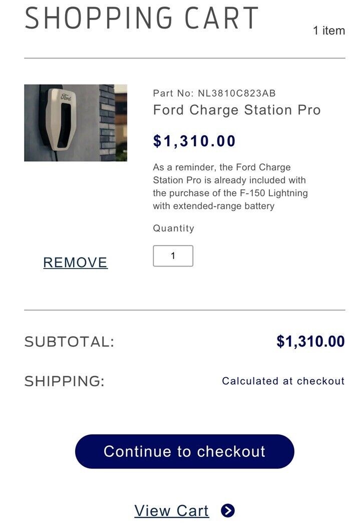 New Ford Lightning Charge Station Pro 80 Amp Home Charger. J1772 Wall