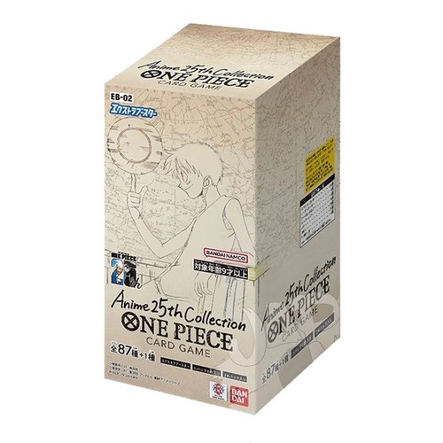 One Piece EB02 Booster Pack – Colección 25 Aniversario Anime – 12 Tarjetas En Inglés – Edición Limitada Con Protección De Envío