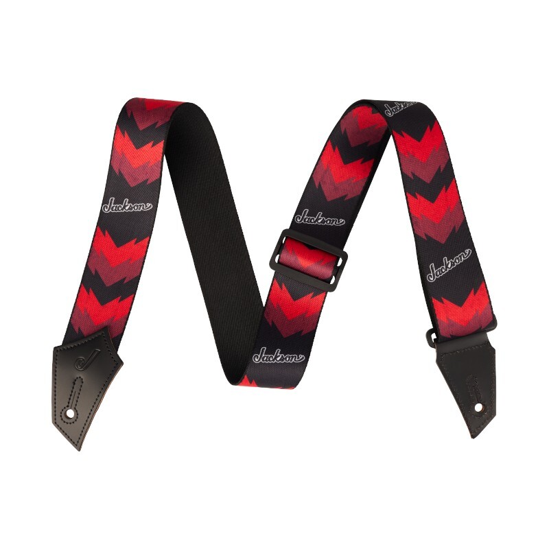 Ремешок JACKSON с двойным V образным узором из полиэстера черного и красного цвета 5190₽