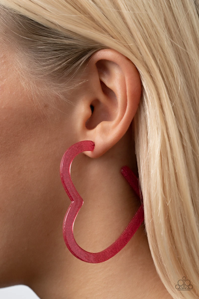 Paparazzi pink earrings deals