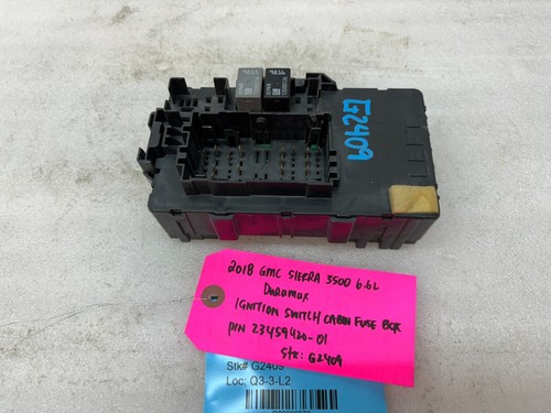 15-19 Chevrolet GMC 2500HD Duramax 6.6 LML Cabine Tableau Fusible Junction Box - Photo 9 sur 10