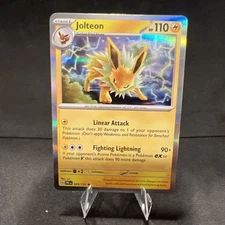 029/131 Jolteon Holo/Shiny Foil Pokemon Prismatic Evolutions Single Card