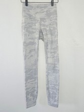 Lululemon Incognito Camo Jacquard Alpine White Straight Leggings