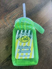 DEL'S LEMONADE Lemon Souvenir Container 16 Oz