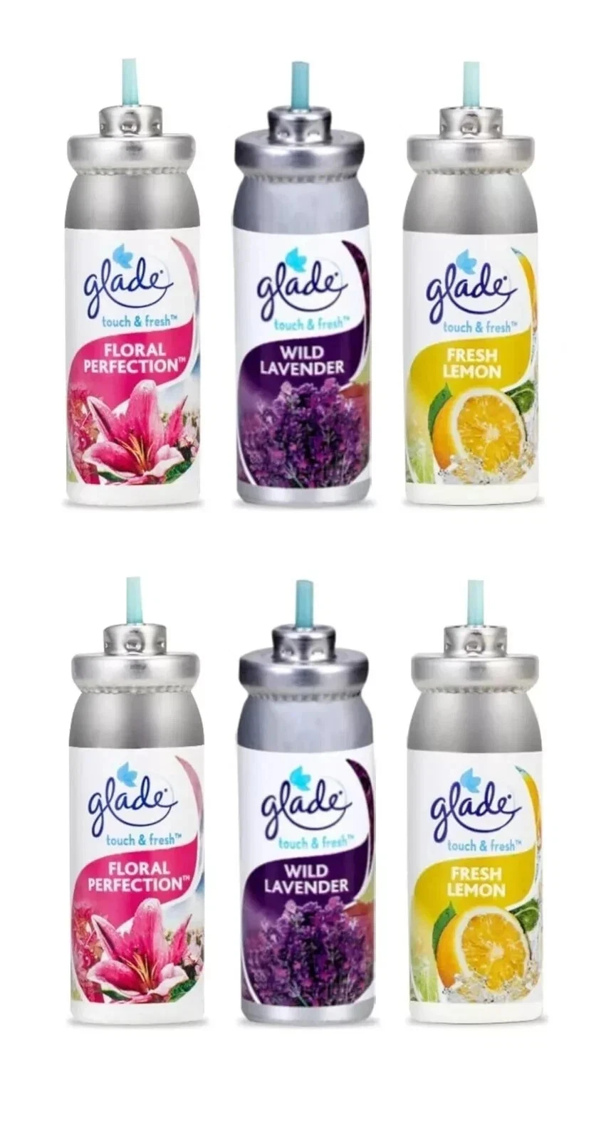 Glade Touch N Fresh Refill Spray - Set Of 6 Pcs x 12ml