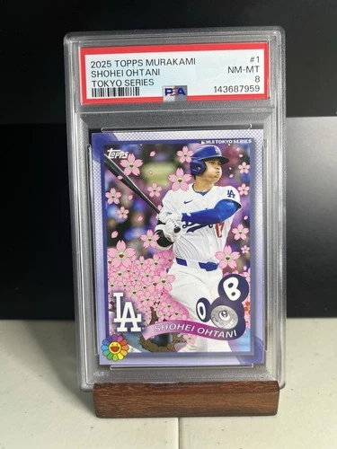 2025 Topps Murakami Tokyo Series - Shohei Ohtani Batting #25 | PSA 8