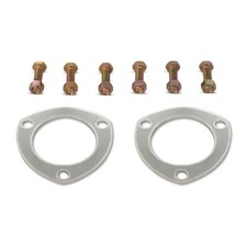Proform Header Collector Gasket 67927 Soft Aluminum 3-bolt 3 In. W Bolts Pair
