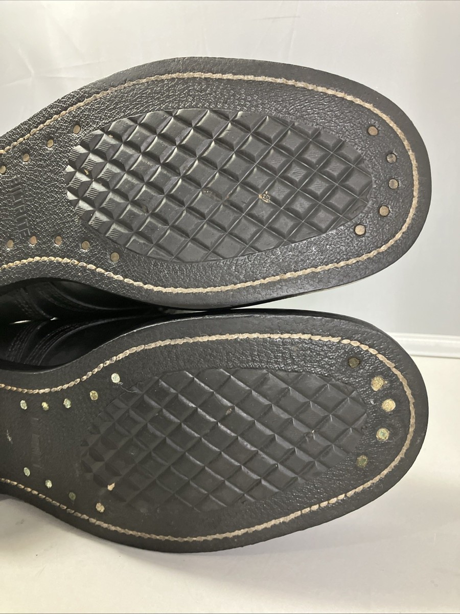 VTG US Army Chukka Boots Men 9 Black Goodyear Soles 1973 Military Crackerjack Vintage US Army Boots Mens 9 Black Combat Goodyear Soles  main image 3
