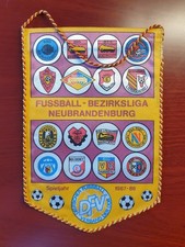 DDR Fussball Bezirksliga Neubrandenburg Wimpel Saisonwimpel 1987/88