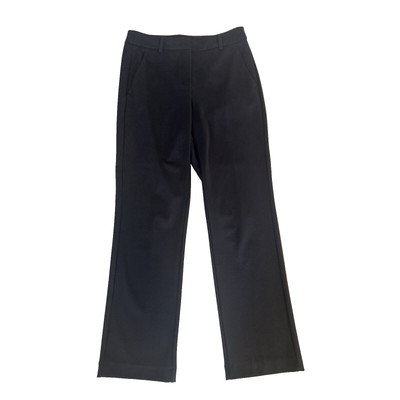 Weekend MaxMara Viscose/Elastane Blend Womens Classic Pant Black Trouser Small