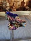 Absolutely Gorgeous Carnival Glass iridescent Shir